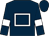 Dark blue, white hollow box and armlets (Mrs M A Cooper & Mr J R Cooper)