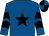 Royal blue, black star & chevrons on sleeves, quartered cap (R P Rath)