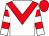 White, red chevron, hooped sleeves, red cap (Mr Mohammed Jaber)