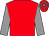 Red, grey sleeves, red and grey hooped cap (Mr Peter Crate)