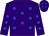 Purple, blue dots (Crystal Salvaggio)
