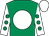 Emerald green, white disc, white sleeves, emerald green spots, white cap (Sarnian Racing)