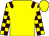 Yellow, brown epaulets, brown and yellow check sleeves (Mr S D Barling)