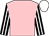 Pink, black and white striped sleeves, white cap (Jim Biggane, John Waterfall & Dean Ivo)