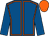 Royal blue, orange seams, royal blue sleeves, orange cap (The New Century Partnership)
