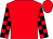 Red, black blocks on sleeves (Frank Light)