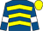 Royal blue, yellow chevrons, royal blue sleeves, white armlets, yellow cap (Mr Doug Graham And Mrs M Wynn-williams)