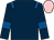 Dark blue, royal blue epaulets and armlets, pink cap (Mr George Materna)