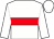 White, red hoop on body & slvs, white cap (Noel Meade)
