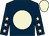 Dark blue, beige disc, dark blue sleeves, beige stars, beige cap (Fitzwilliam Racing 2018)