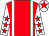 Red, white braces, white sleeves, red stars, white cap, red star (S & G Clayton)