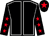 Black, white seams, black sleeves, red stars, black cap, red star (The Famous Five Partnership)