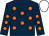 Dark blue, orange spots, white cap (Koya Equine Partnership)
