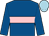 Royal blue, pink hoop, light blue cap (Mrs P Tollit)