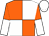 White & orange quartered, halved sleeves, white cap (Bet Alchemist Racing Syndicate)