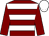 Maroon and white hoops, maroon sleeves, white cap (Thomas G Kelly)