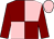 Maroon and pink (quartered), maroon sleeves, pink cap (Corinthian)