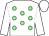 White, light green spots, white sleeves and cap (Edwin & Margaret Lee)