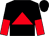 Black, red triangle, red halved sleeves (Southern Springs Stables)