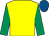 Yellow, emerald green sleeves, royal blue cap (Well Oiled Partnership)
