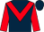 Dark blue, red chevron and sleeves (Mr R C C Villers & Partner)
