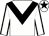 White, black chevron, black seams on sleeves, black star on cap (Philip J Meade Partnership)