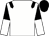 White, black epaulets, black and white halved sleeves, black cap (The Whiteman Partnership)