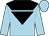 Light blue, black inverted triangle and yoke (Mrs Morley,g Johnson,newsells Park Stu)