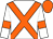 White, orange cross belts, armlets and cap (Mr R J Creese)