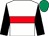 White, red hoop, black sleeves, emerald green cap (Derek Leonard)