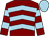 Maroon & light blue chevrons, hooped sleeves, light blue cap (Edward McKenna)