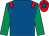 Royal blue, red epaulettes, emerald green sleeves, red cap, royal blue star (Gibirish Syndicate)