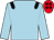 Light blue, black epaulettes, red cap, brown spots (P McGuire)