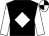 Black, white diamond & sleeves, qtd cap (A J Kennedy)