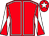 Red, white seams, diabolo on sleeves, white star on cap (Whatever You Think Syndicate)
