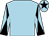 Light blue, light blue and black diabolo on sleeves, light blue cap, black star (M M Stables)