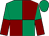 Emerald green and maroon (quartered), halved sleeves, emerald green cap (3 Batterhams And A Reay)