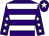 Purple & white hoops, white stars on sleeves, white star on cap (Joanne Lavery)