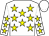 White, yellow stars, white cap (Miss R Tonson-Rye)