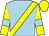 Light blue, yellow sash, yellow sleeves, light blue armlets, yellow cap (Mr H L Thompson)