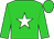 Lime green, white star, lime green cap (Lauren Horan)