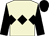 Beige, black triple diamond, sleeves and cap (Gangbusters)
