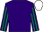 Purple, emerald green striped sleeves, white cap (Mr D R C Elsworth)