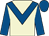 Beige, royal blue chevron, sleeves and cap (Shinco Racing Limited)