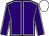 Purple, white seams, white cap (Miss Rebecca Bastiman)