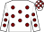 White, maroon spots, check cap (Miss Sarah J Corcoran)