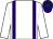 White, purple braces, purple cap, dark blue diamond (Fiddes, Salthouse & Partner)