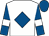 White, royal blue diamond, royal blue sleeves, white armlets, royal blue cap (The Gathering & The Clan)