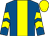 Royal blue, yellow stripe, chevrons on sleeves, yellow cap (Mr Terry Reffell)