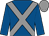 Royal blue, grey cross belts, grey cap (Dr Misha Voikhansky)